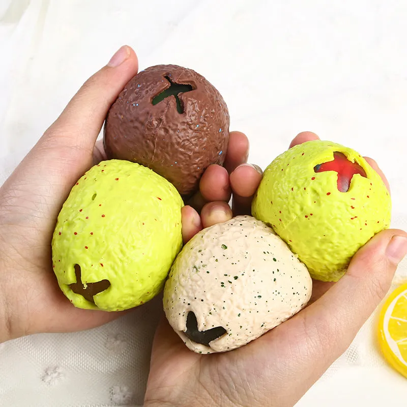 Stress-Relieving Dinosaur Egg Squishy Toys, TO0058