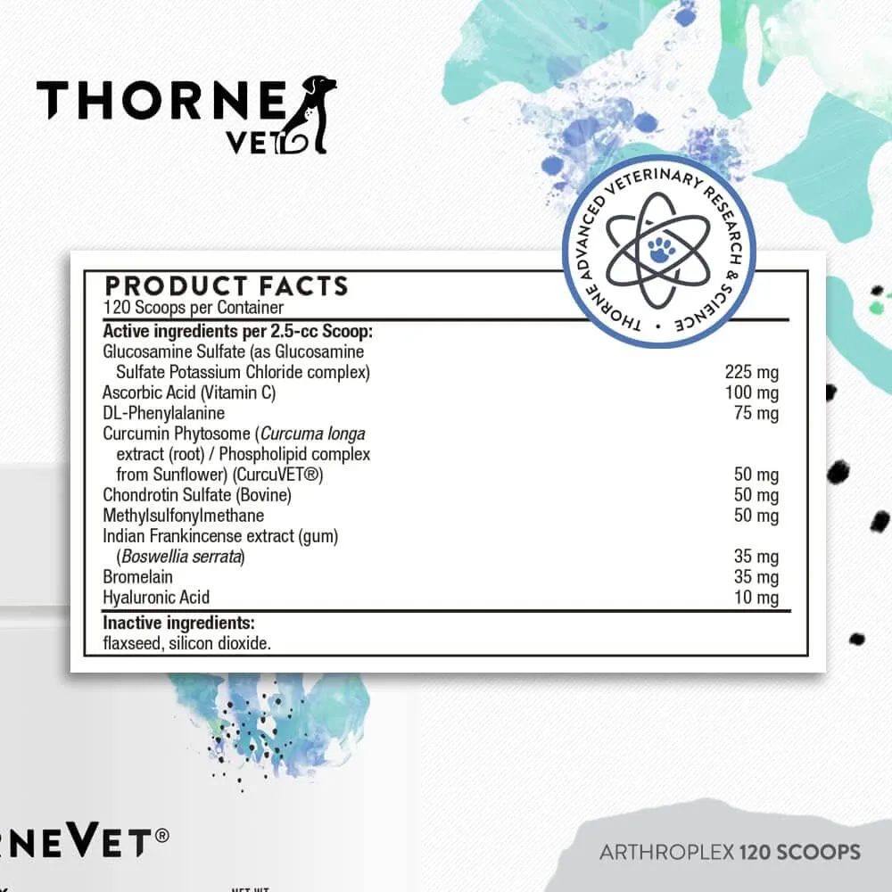 ThorneVet Joint Support Formula Dog & Cat Supplement