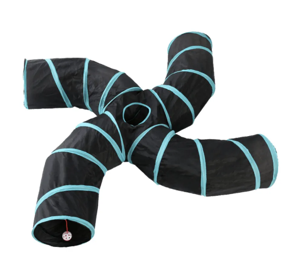 Three-Way Exercise Tunnel Cat Toy