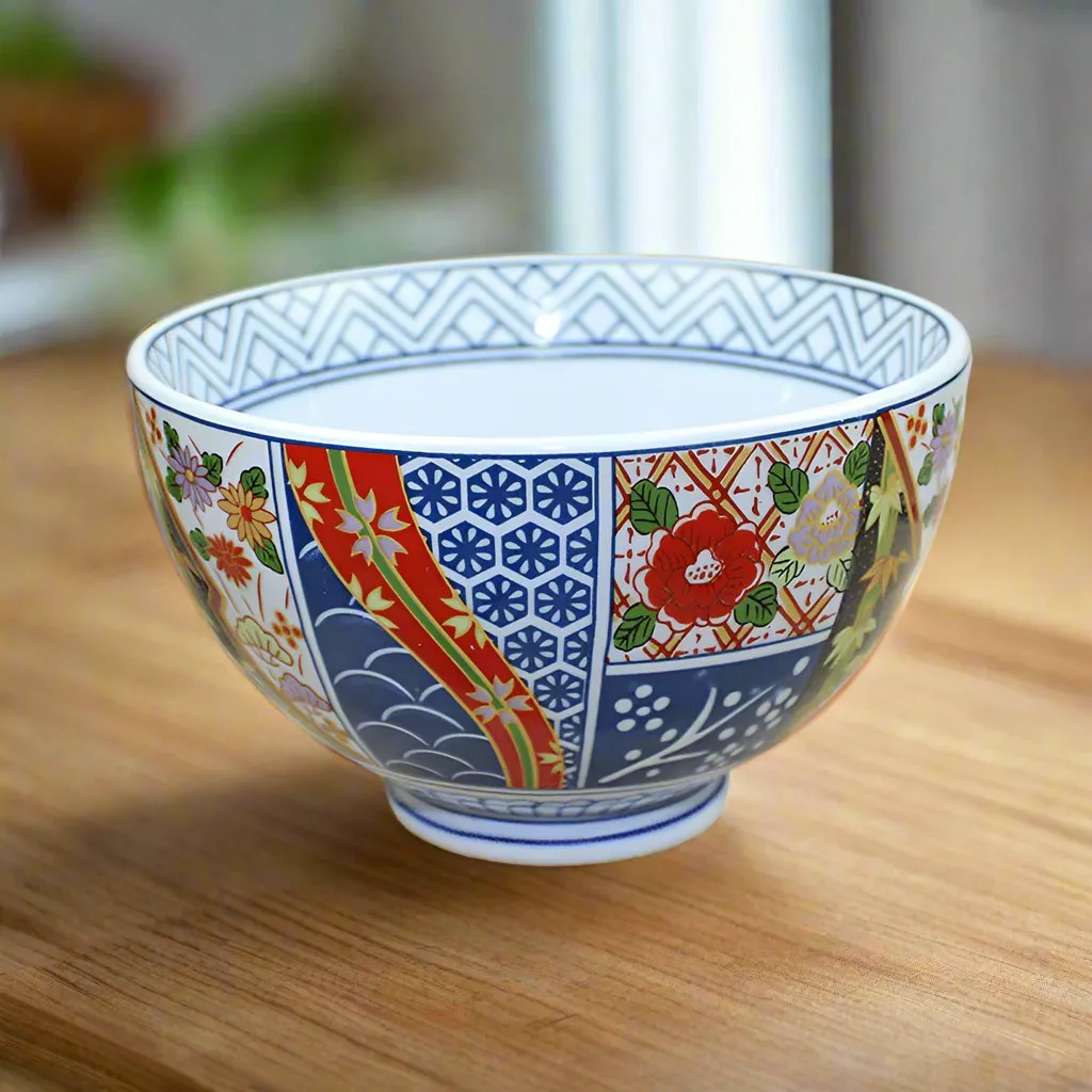 Traditional Japanese Ceramic Soup Bowl