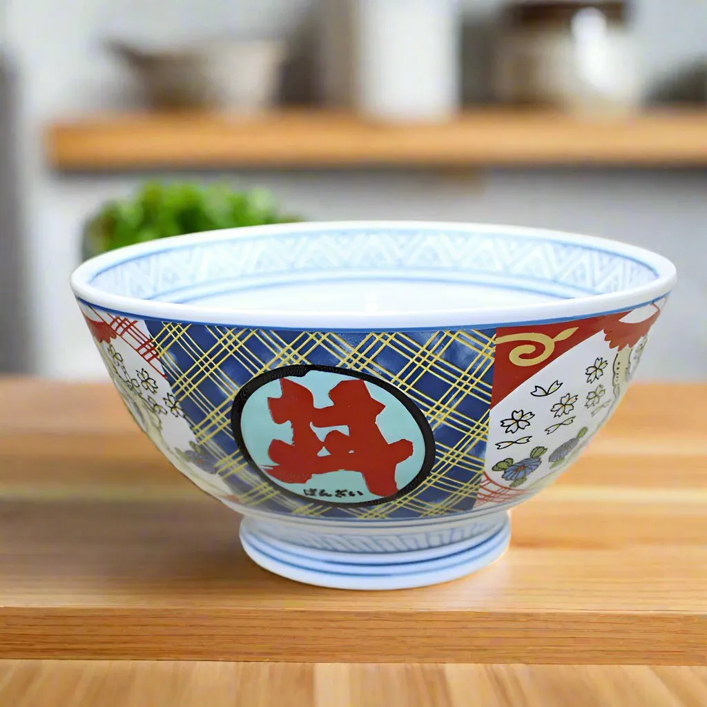 Traditional Japanese Ceramic Soup Bowl