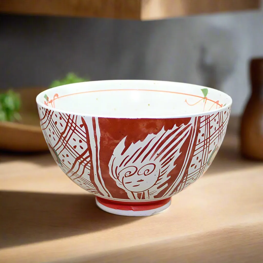 Traditional Japanese Ceramic Soup Bowl