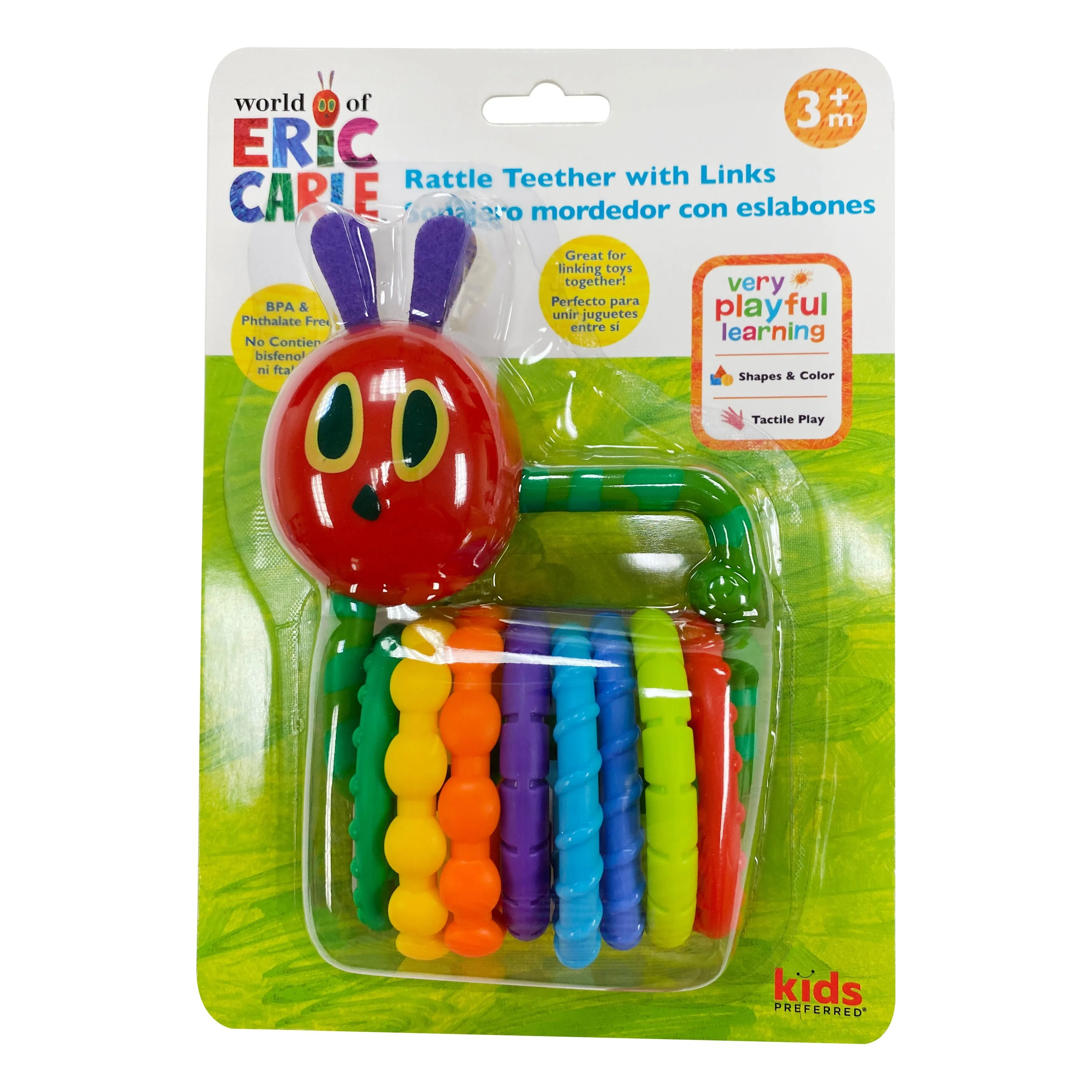 Very Hungry Caterpillar Rattle Teether with Links