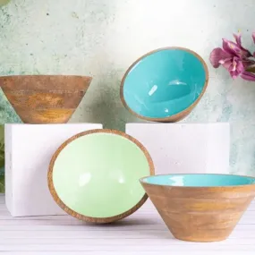 Vihana Wooden Serving Dip Bowl