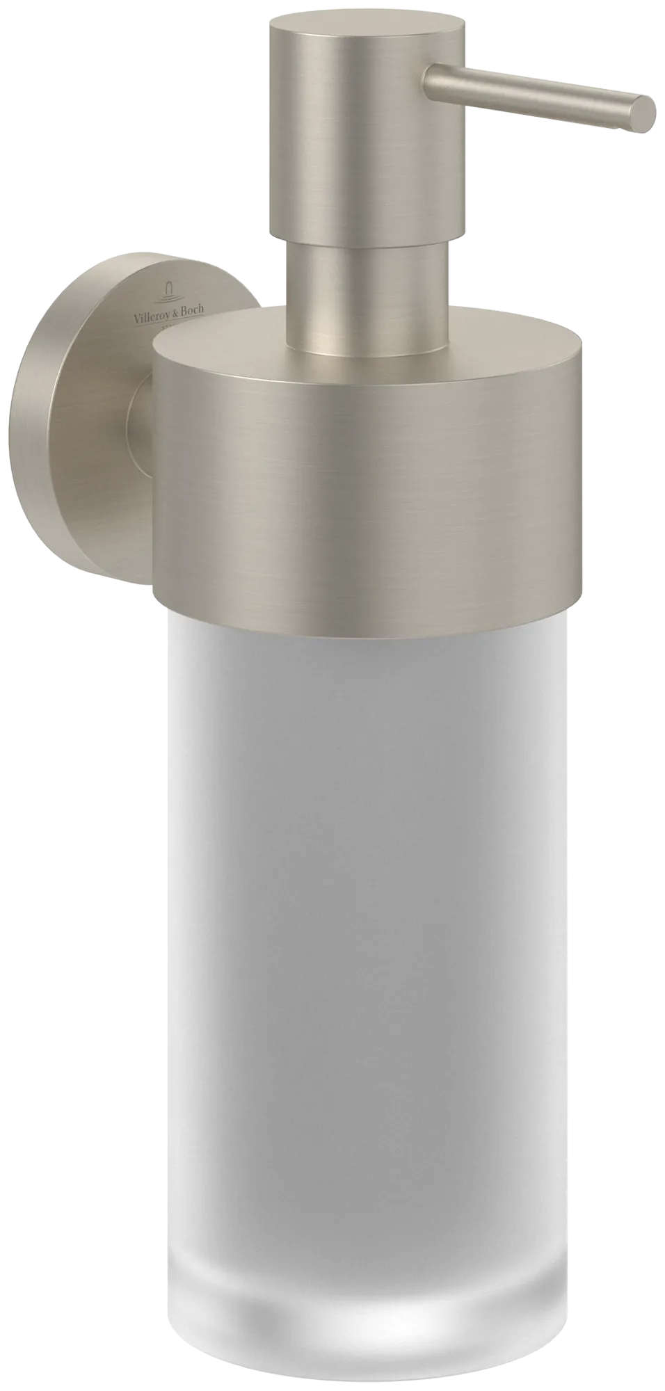 Villeroy & Boch Elements Tender Soap Dispenser Brushed Nickel