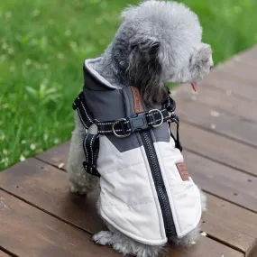 Warm Two-Legged Dog Vest for Autumn & Winter