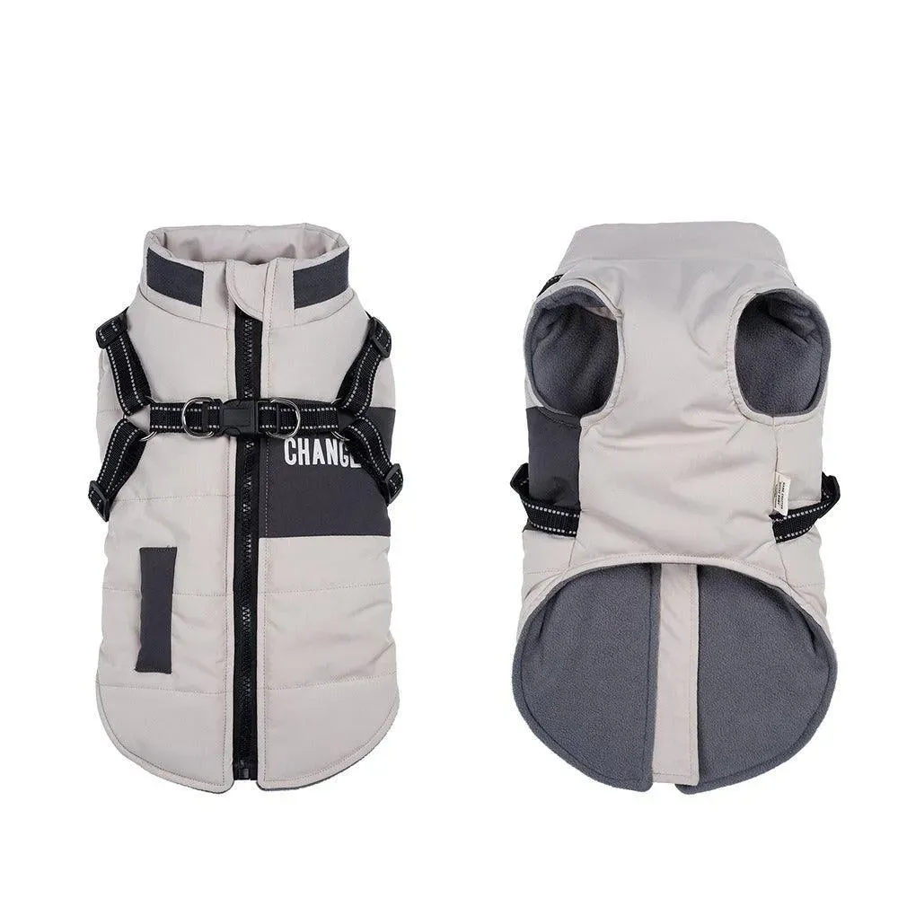 Warm Two-Legged Dog Vest for Autumn & Winter