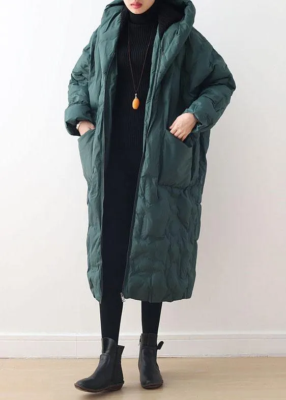 Warm Yellow Down Coat original design literary retro overcoat