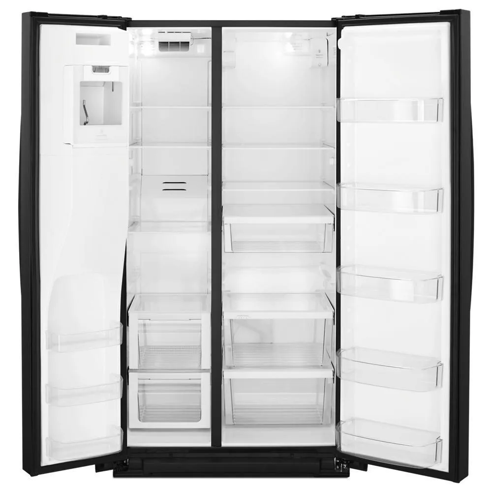 Whirlpool WRS588FIHB 36-inch Wide Side-by-Side Refrigerator - 28 cu. ft.