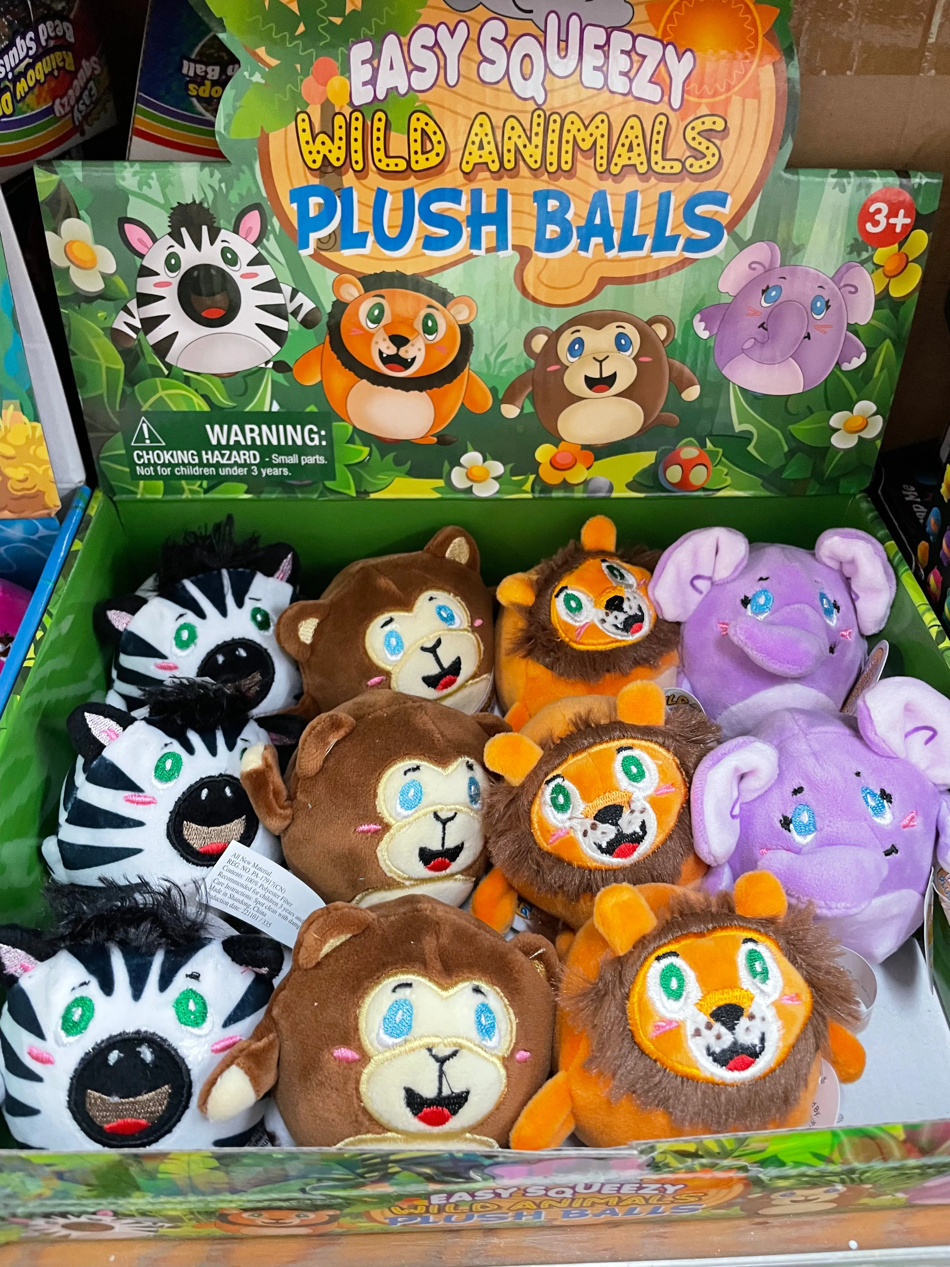 Wild Animal Squish Balls