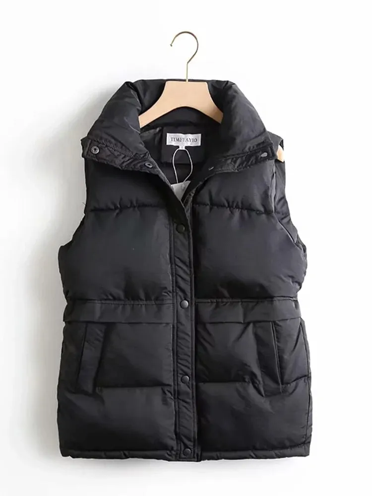 Windbreaker Vest Warm Jackets for Women