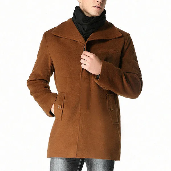 Winter Warm Woolen Casual Coat