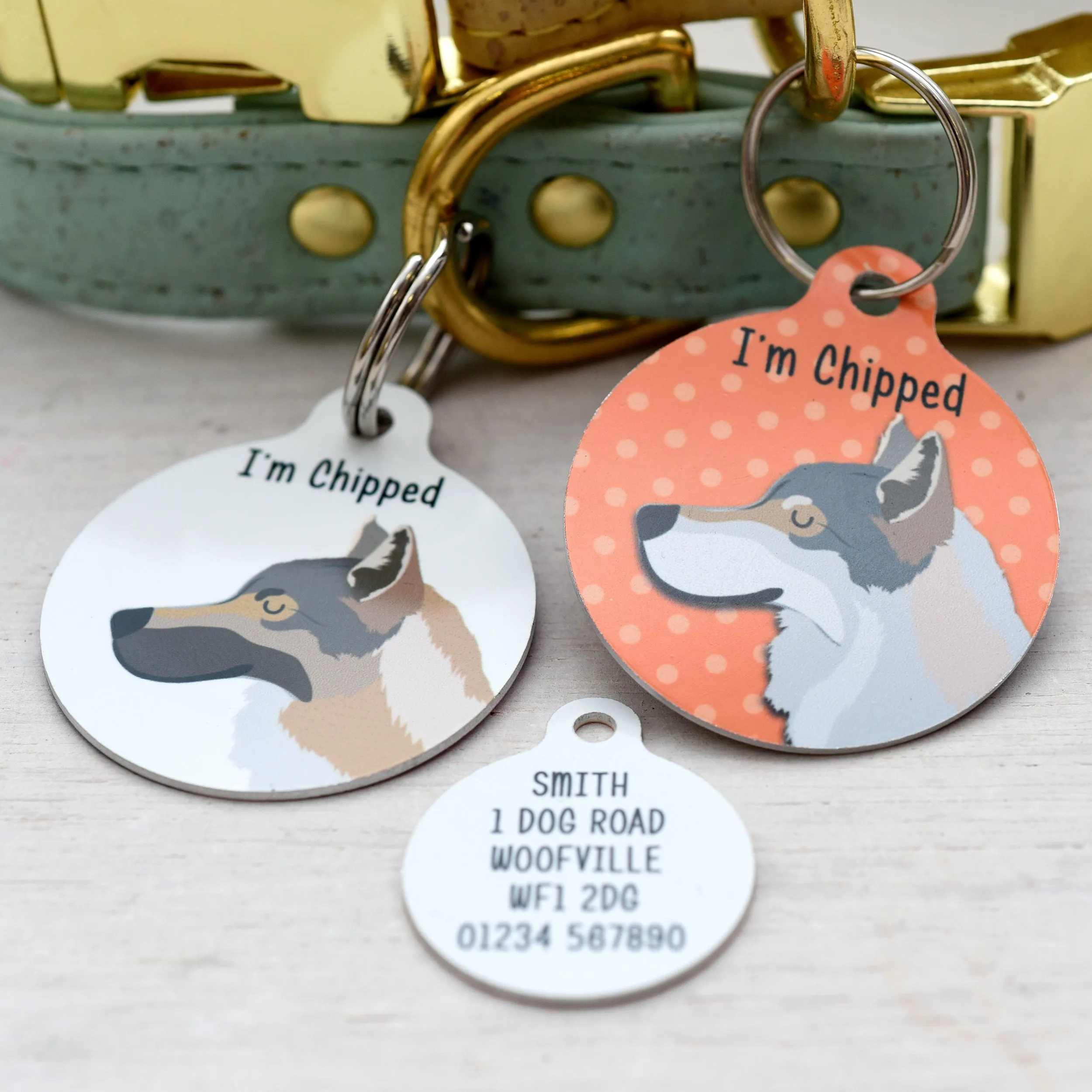 Wolfdog Personalised Dog ID Tag