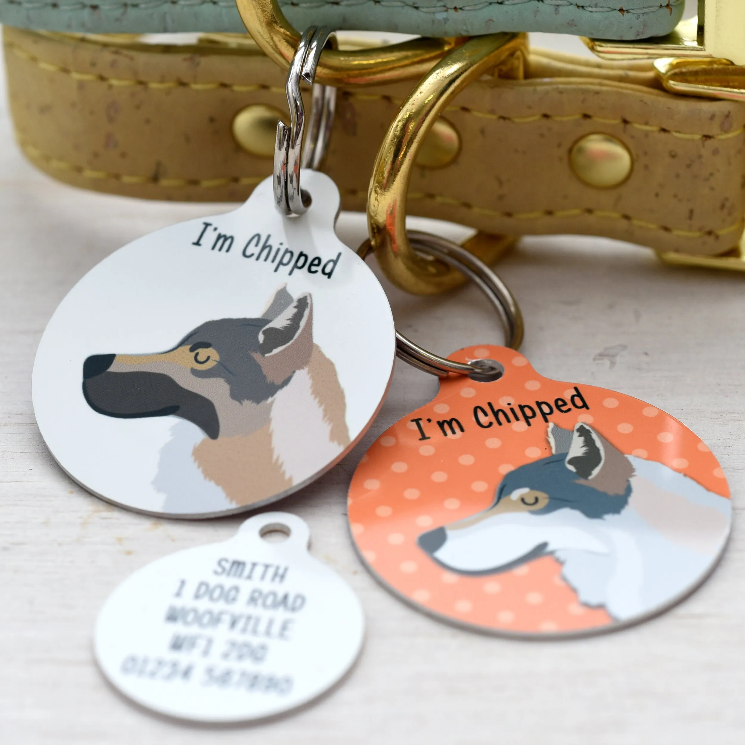 Wolfdog Personalised Dog ID Tag