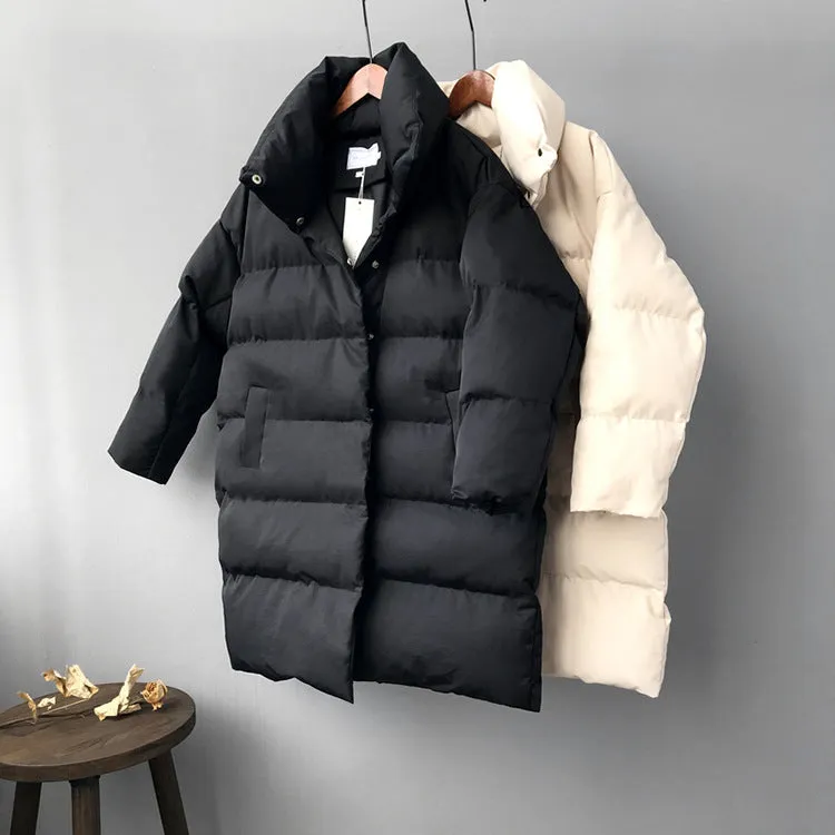 Women Winter Parka Jacket Warm Casual Thick Sweater Hooded Cotton Coat Women Clothes