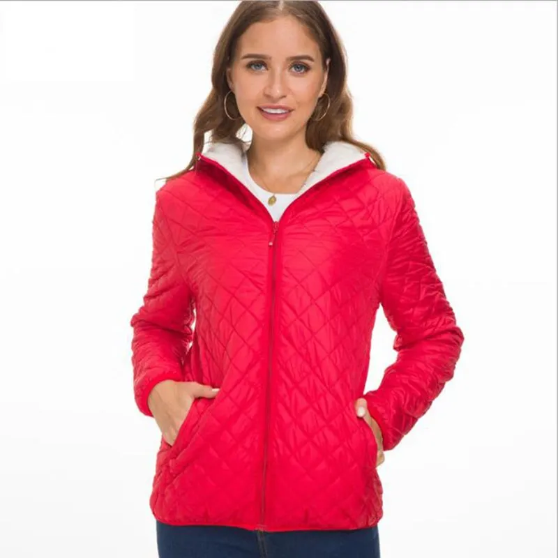 Womens Hooded Jackets Casual Warm