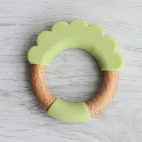 Wood   Silicone Teether Ring