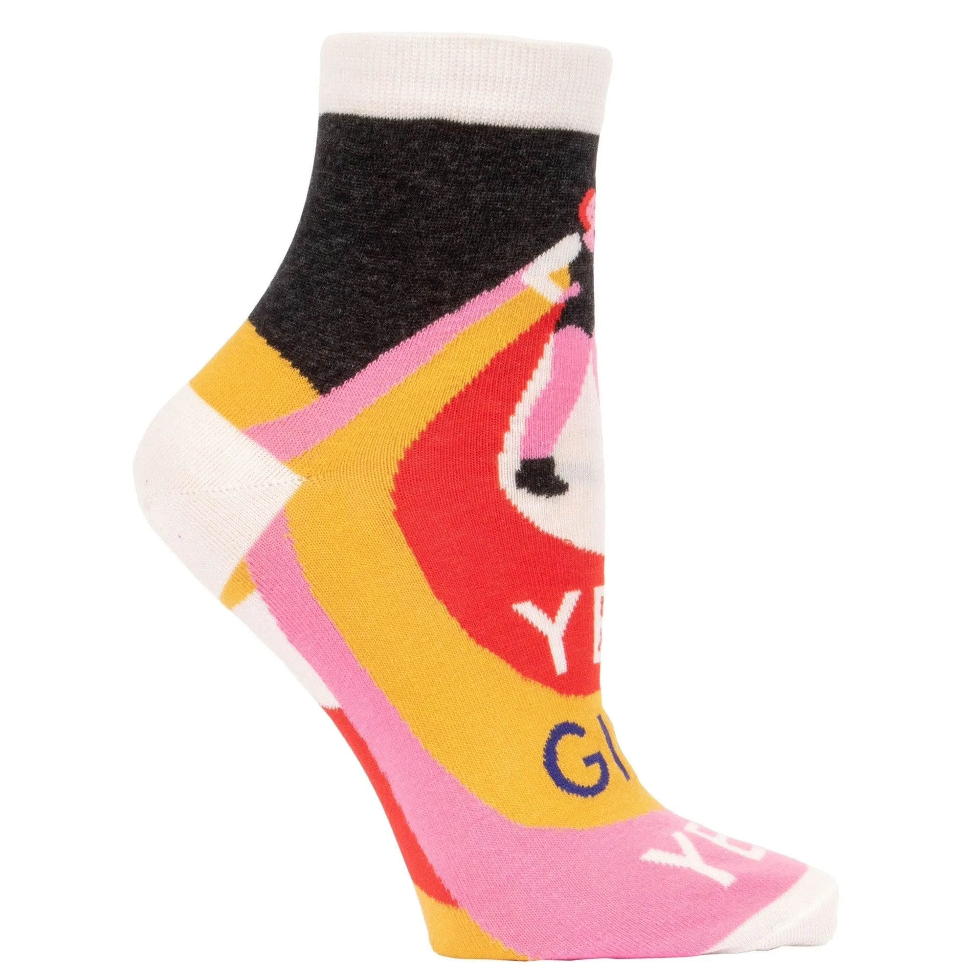 Yes, Girl, Yes Women's Ankle Socks | BlueQ at GetBullish