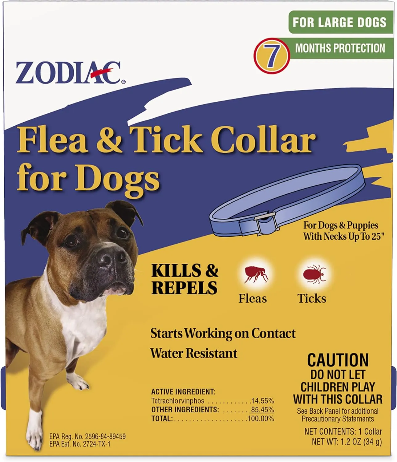 Zodiac Flea & Tick Collar For Dogs